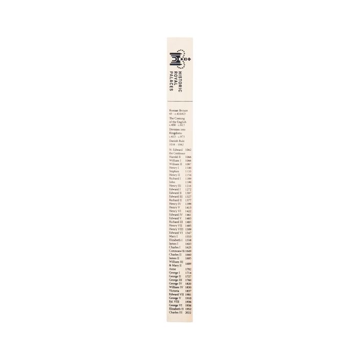 Wooden ruler with timeline of Kings & Queens of England